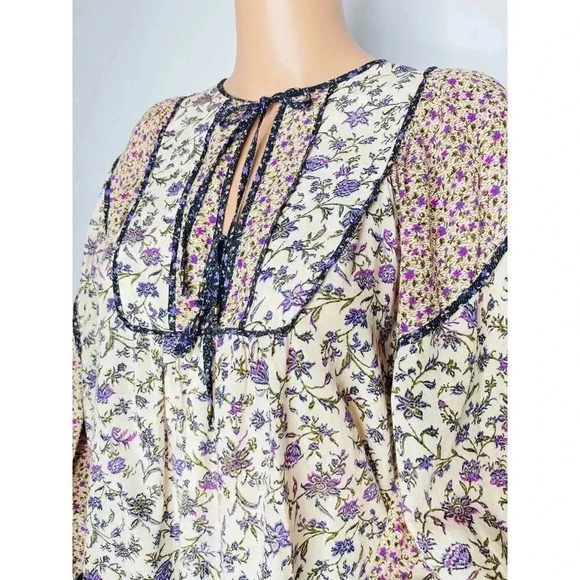 Ulla Johnson Colette Blouse size 2 boho floral - Picture 12 of 15